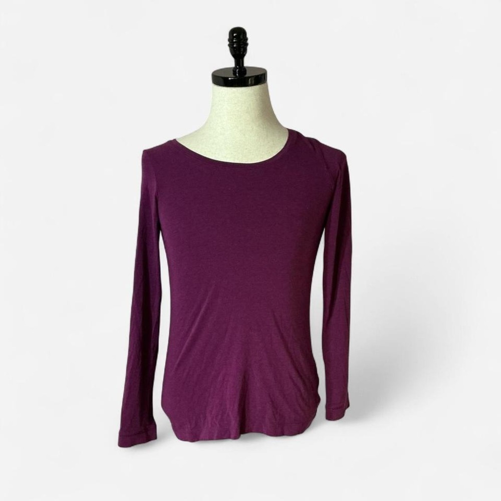 Columbia Womens Omni Wick Athletic Long Sleeve Top Purple XS‎